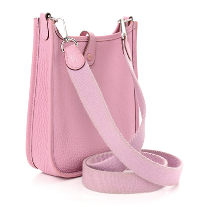 Hermes Taurillon Clemence Evelyne TPM Mauve Sylvestre 3 of 12