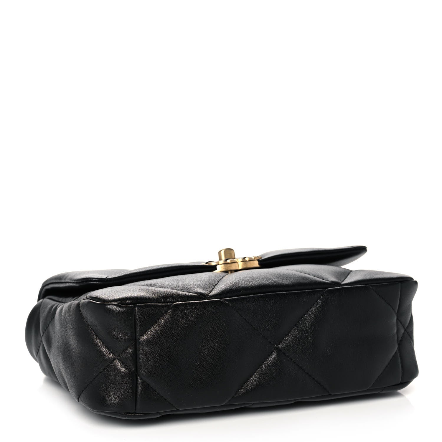 Chanel Lambskin Quilted Medium Chanel 19 Flap Black 4 of 11