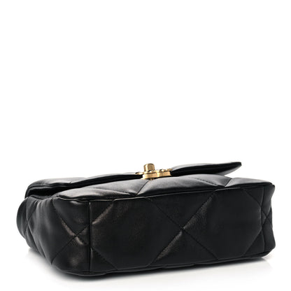 Chanel Lambskin Quilted Medium Chanel 19 Flap Black 4 of 11