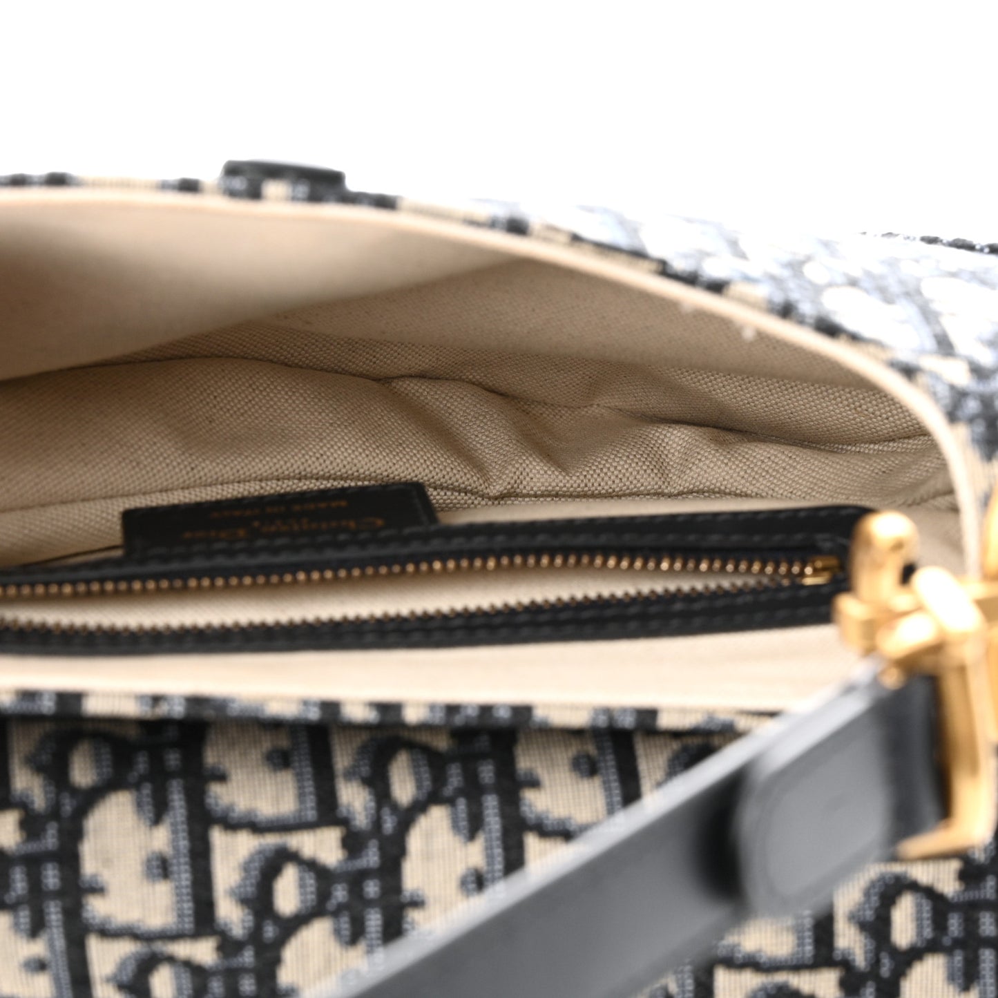 Oblique Saddle Bag Blue