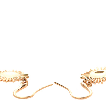 Louis Vuitton Brass Vendome Drop Earrings Gold 3 of 5