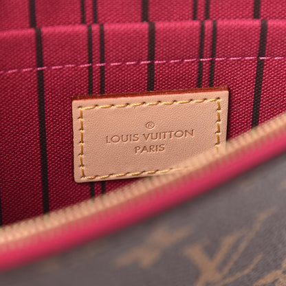 Louis Vuitton Monogram Neverfull MM GM Pochette Pivoine 6 of 8