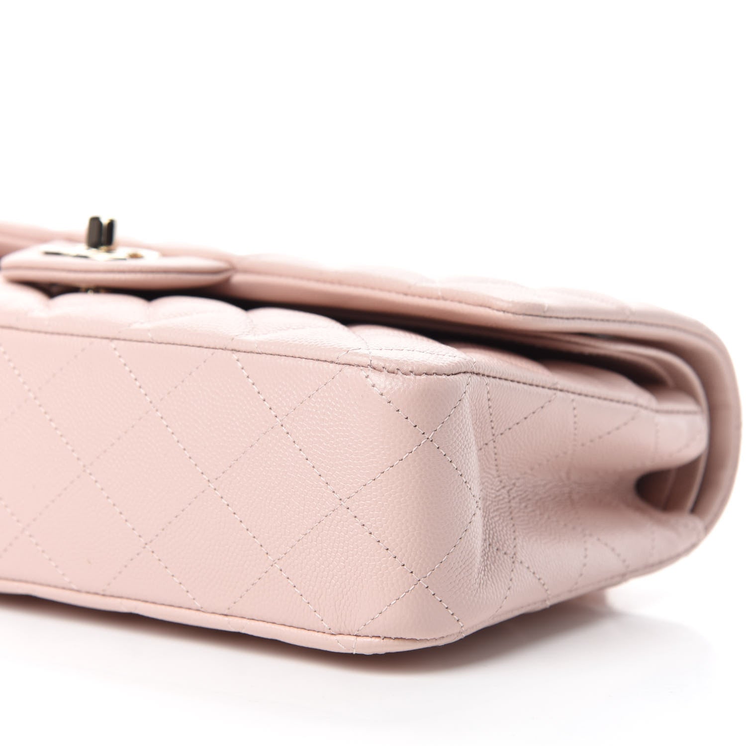 Chanel Caviar Quilted Medium Double Flap Light Pink 7 of 11