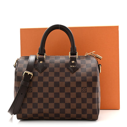 Louis Vuitton Damier Ebene Speedy Bandouliere 25 11 of 11
