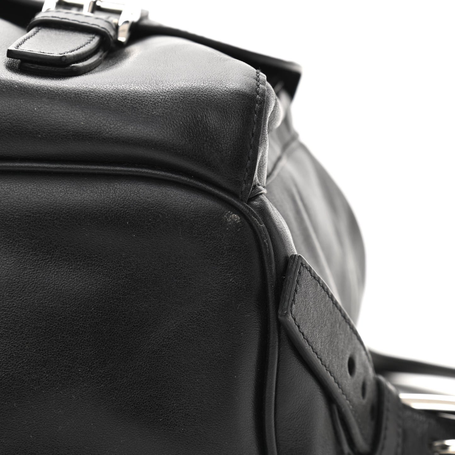 Calfskin Backpack Black