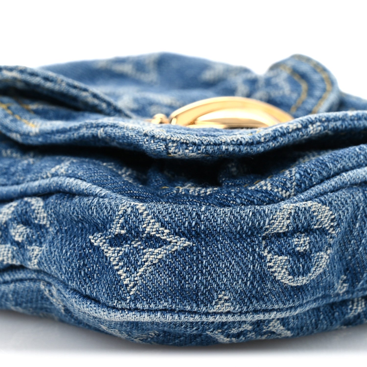 Louis Vuitton Denim Fairfax Pochette Blue 8 of 9