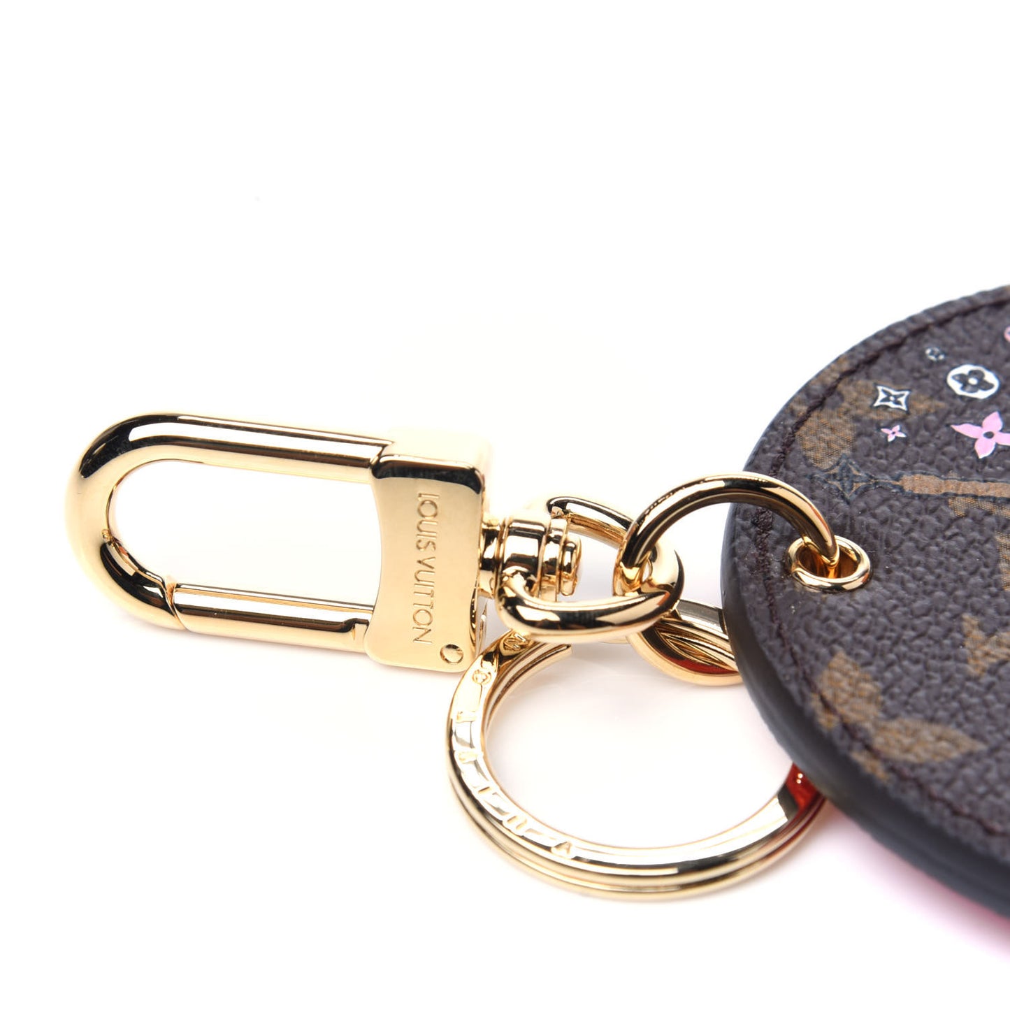 Monogram 2019 Christmas Animation Paris Bag Charm Key Ring