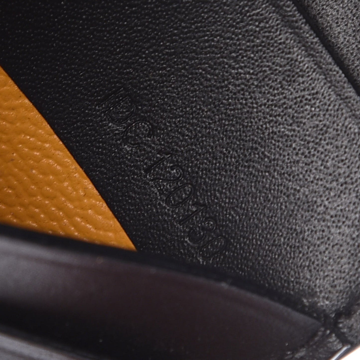 Goyardine Saint Marc Folding Card Case Black