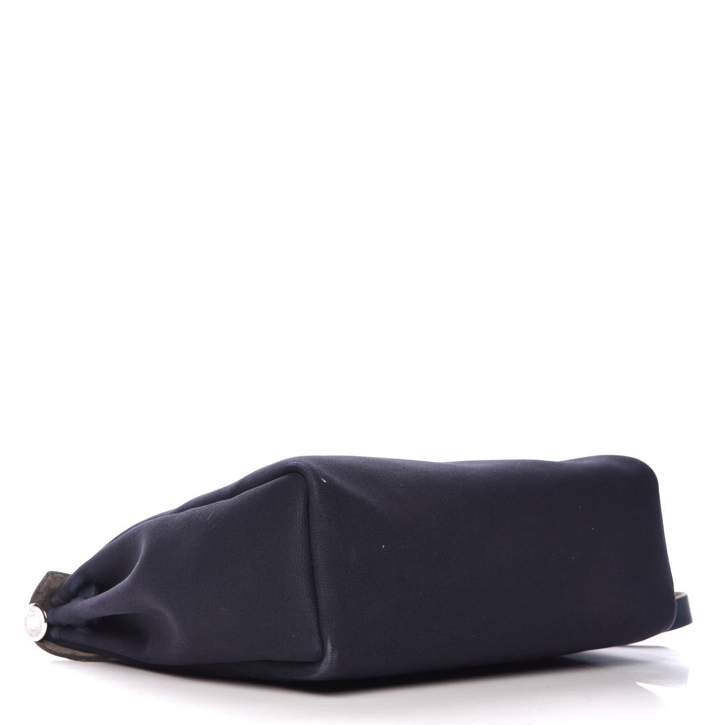 Toile Vache Calfskin Herbag PM 30 Navy Bleu Natural