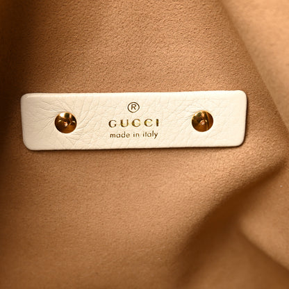 Gucci Grained Calfskin Softbit Maxi Shoulder Bag Dusty White 7 of 11