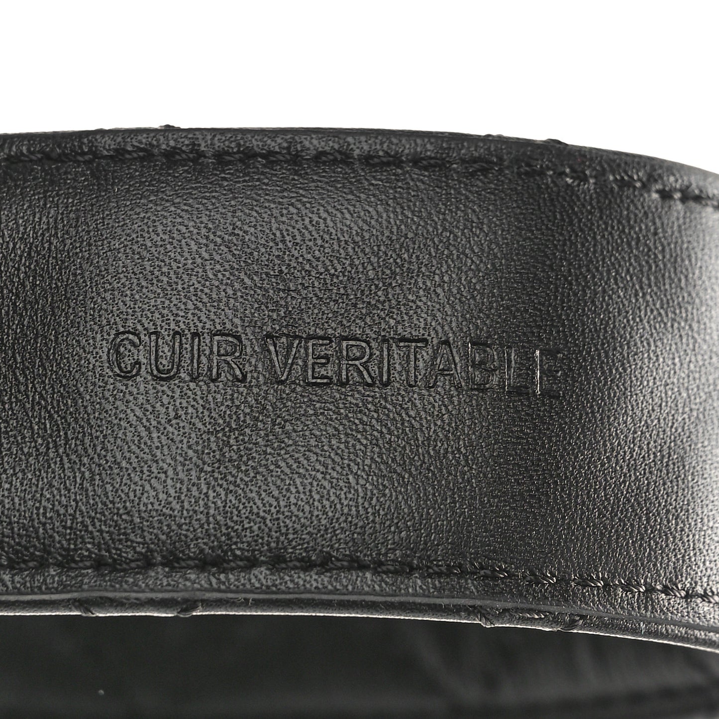 Lambskin Quilted CC Chain Belt 85 34 Black
