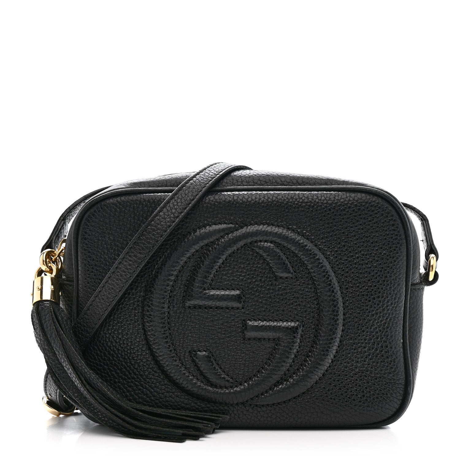 Gucci Pebbled Calfskin Small Soho Disco Bag Black 1 of 19