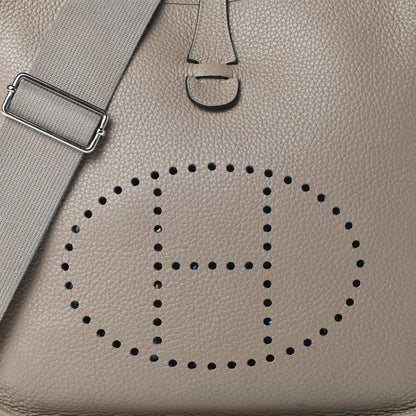 Hermes Taurillon Clemence Evelyne III PM Gris Tourterelle 8 of 14
