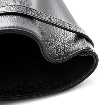 Celine Grained Calfskin Triomphe Medium Cabas Anais Black 10 of 11