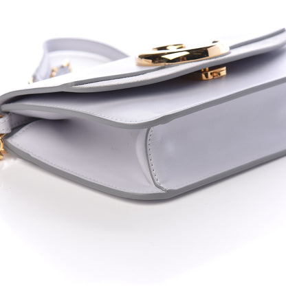 Chloe Calfskin Suede C Clutch With Chain Light Cloud 8 of 9