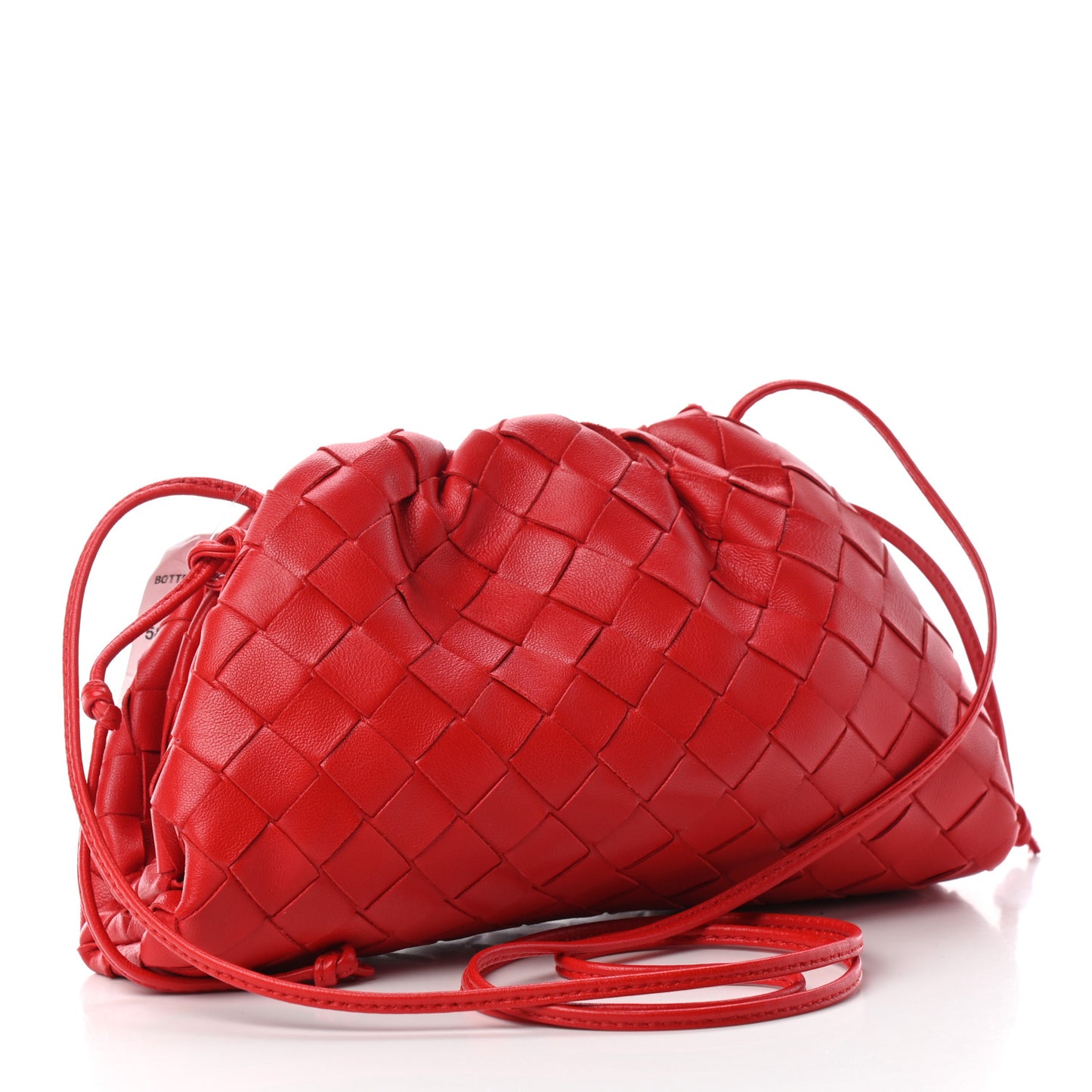 Nappa Intrecciato The Mini Pouch Bright Red