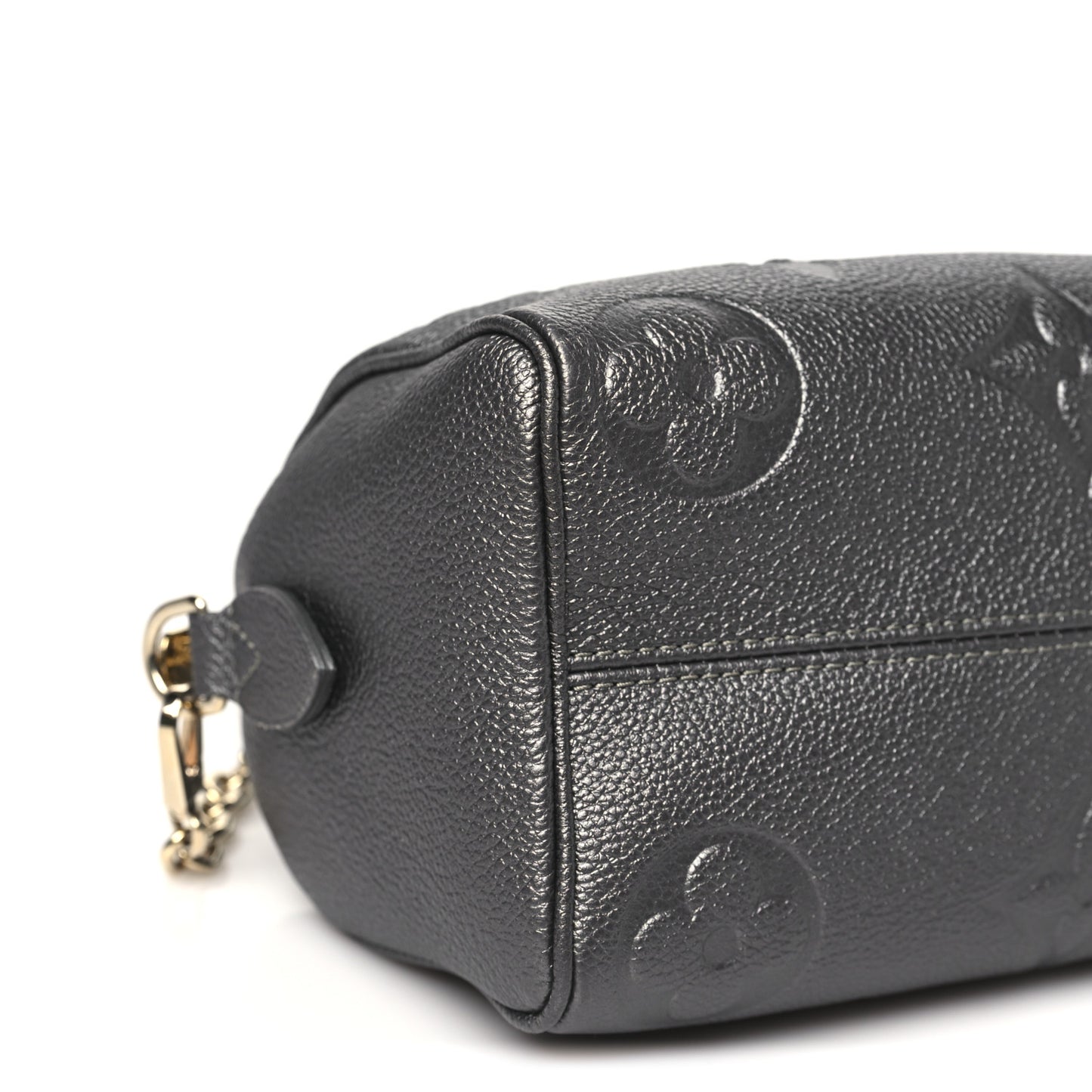 Shimmery Empreinte Monogram Giant Speedy Bandouliere 20 Gun Metal