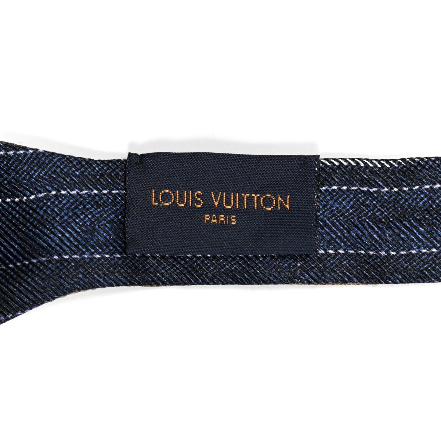 Silk Monogram Vuittamins Bandeau 3D Navy