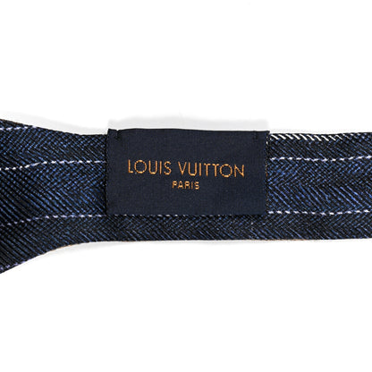 Louis Vuitton Silk Monogram Vuittamins Bandeau 3D Navy 4 of 5