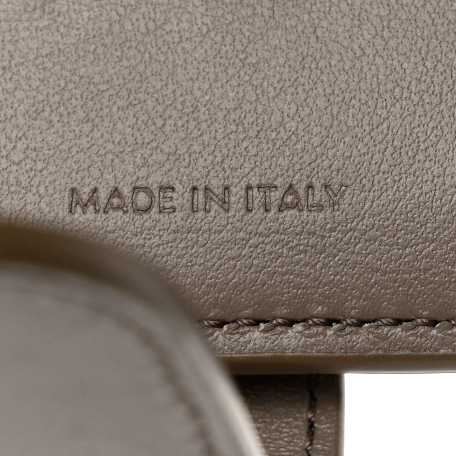 Celine Grained Calfskin Medium Multifunction Strap Wallet Pebble 7 of 8