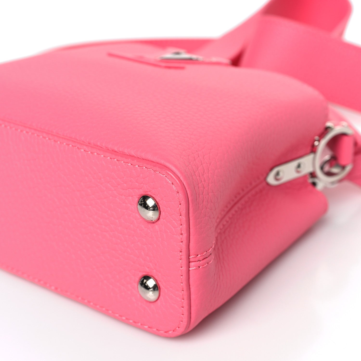 Louis Vuitton Taurillon Capucines Mini Fluo Pink 8 of 8