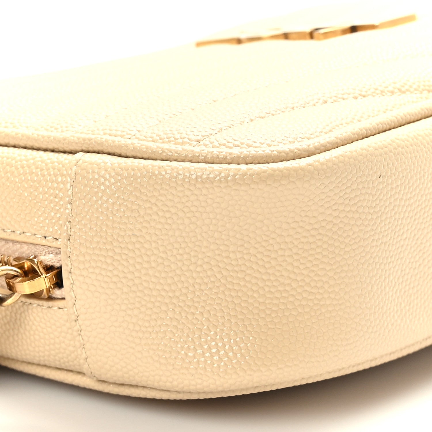 Saint Laurent Grain De Poudre Matelasse Monogram Mini Lou Camera Bag New Powder 8 of 9