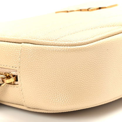 Saint Laurent Grain De Poudre Matelasse Monogram Mini Lou Camera Bag New Powder 8 of 9