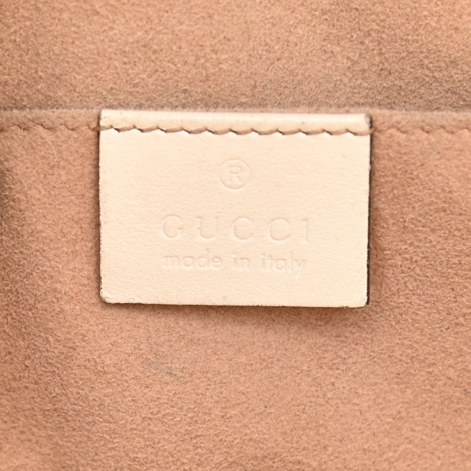 Gucci Calfskin Matelasse Animal Studs Small GG Marmont Chain Shoulder Bag White 6 of 14