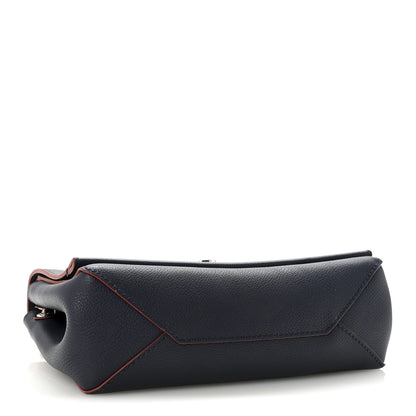 Louis Vuitton Calfskin Lockme II Chain Bag BB Marine Rouge 4 of 9