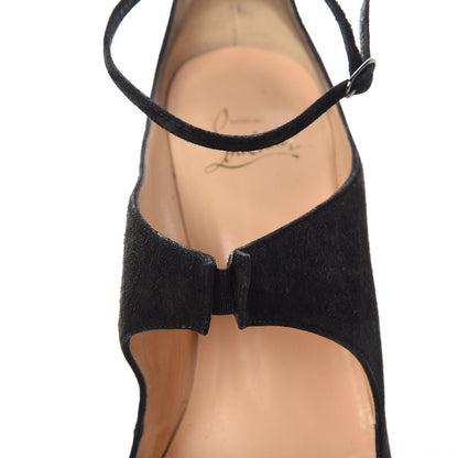 Christian Louboutin Suede Maillot 160 Pumps 38 Black 12 of 19