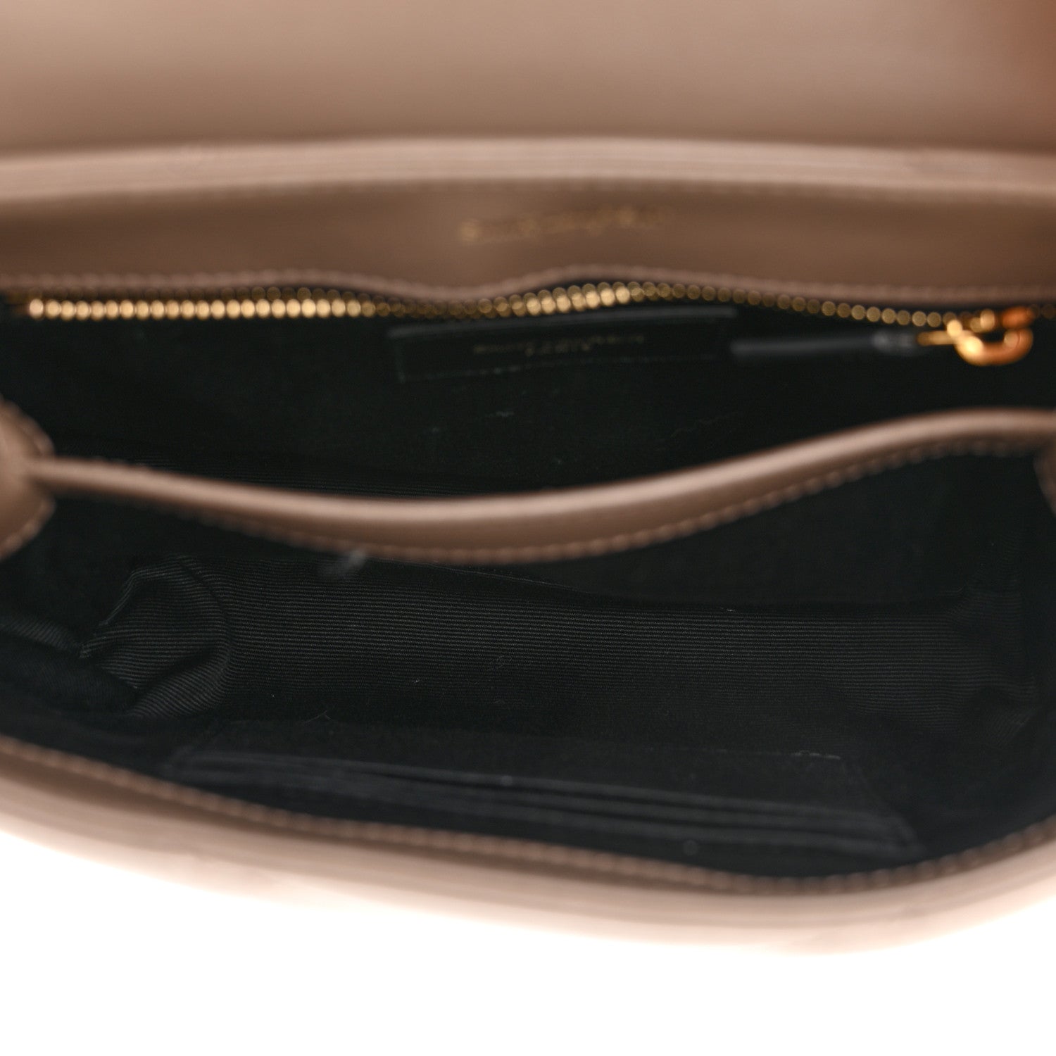 Saint Laurent Calfskin Y Quilted Monogram Toy Loulou Crossbody Bag Taupe 5 of 15