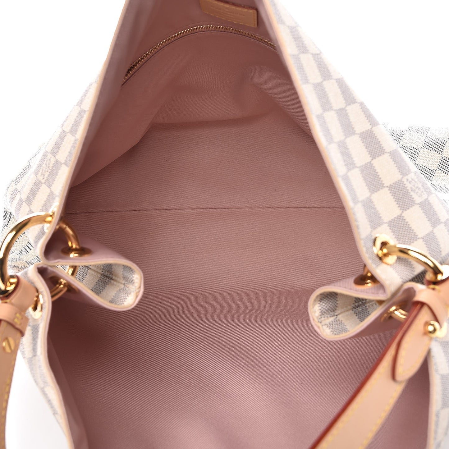 Damier Azur Graceful MM Rose Ballerine
