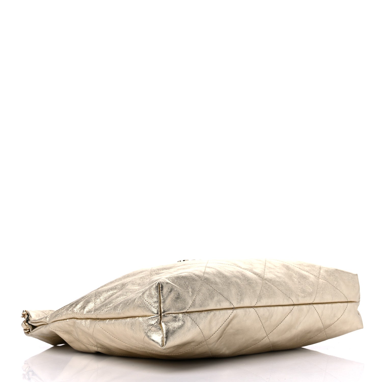 Chanel Metallic Calfskin Quilted Chanel 22 Golden 5 of 10
