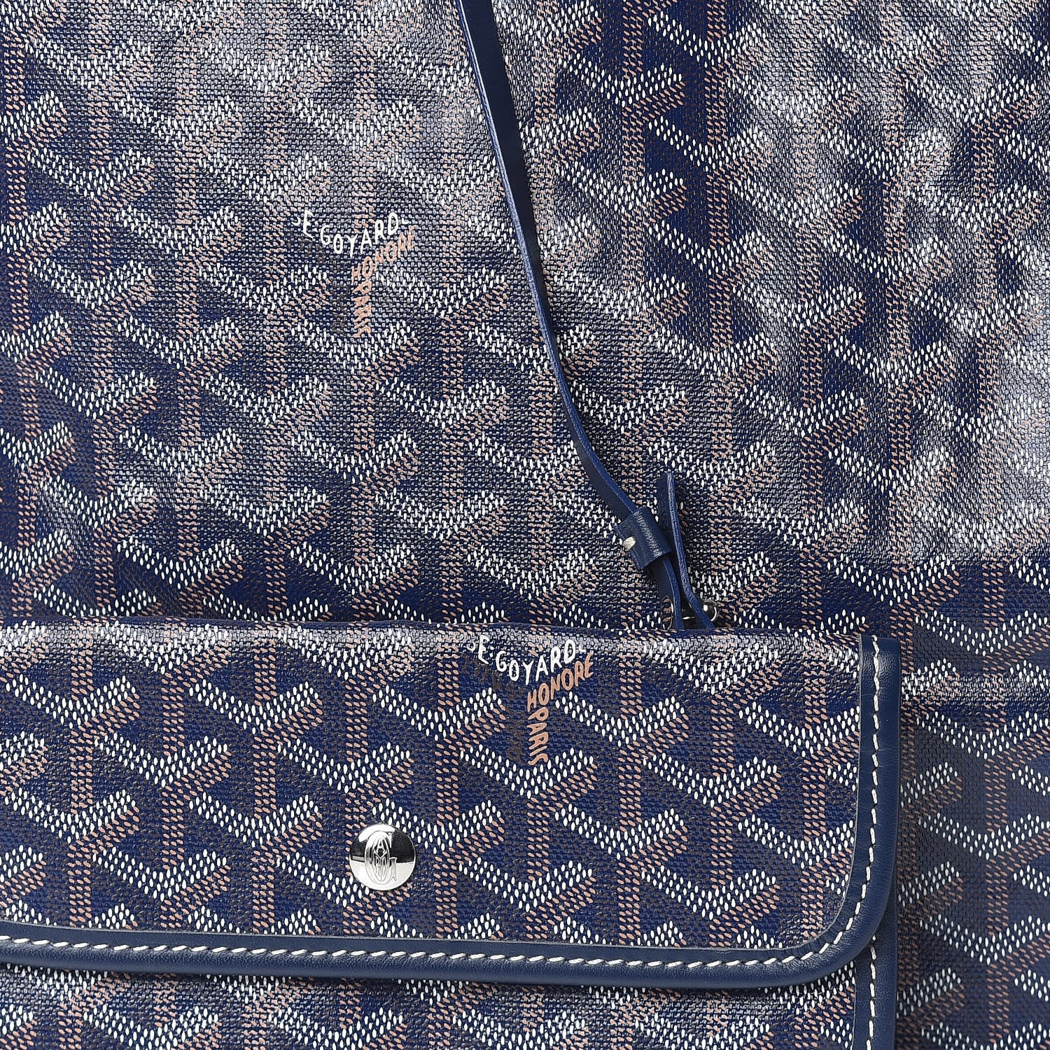 Goyard Goyardine Saint Louis GM Navy 15 of 15