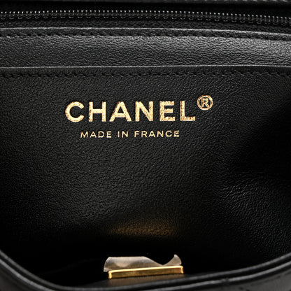 Chanel Lambskin Quilted Mini Rectangular Flap Black 6 of 11