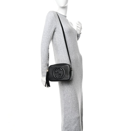 Gucci Pebbled Calfskin Small Soho Disco Bag Black 2 of 10
