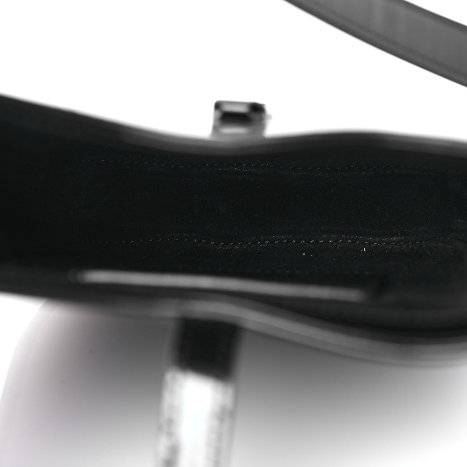 Saint Laurent Patent Calfskin Mini Le 5 A 7 Vertical Hobo Black 5 of 11