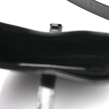 Saint Laurent Patent Calfskin Mini Le 5 A 7 Vertical Hobo Black 5 of 11