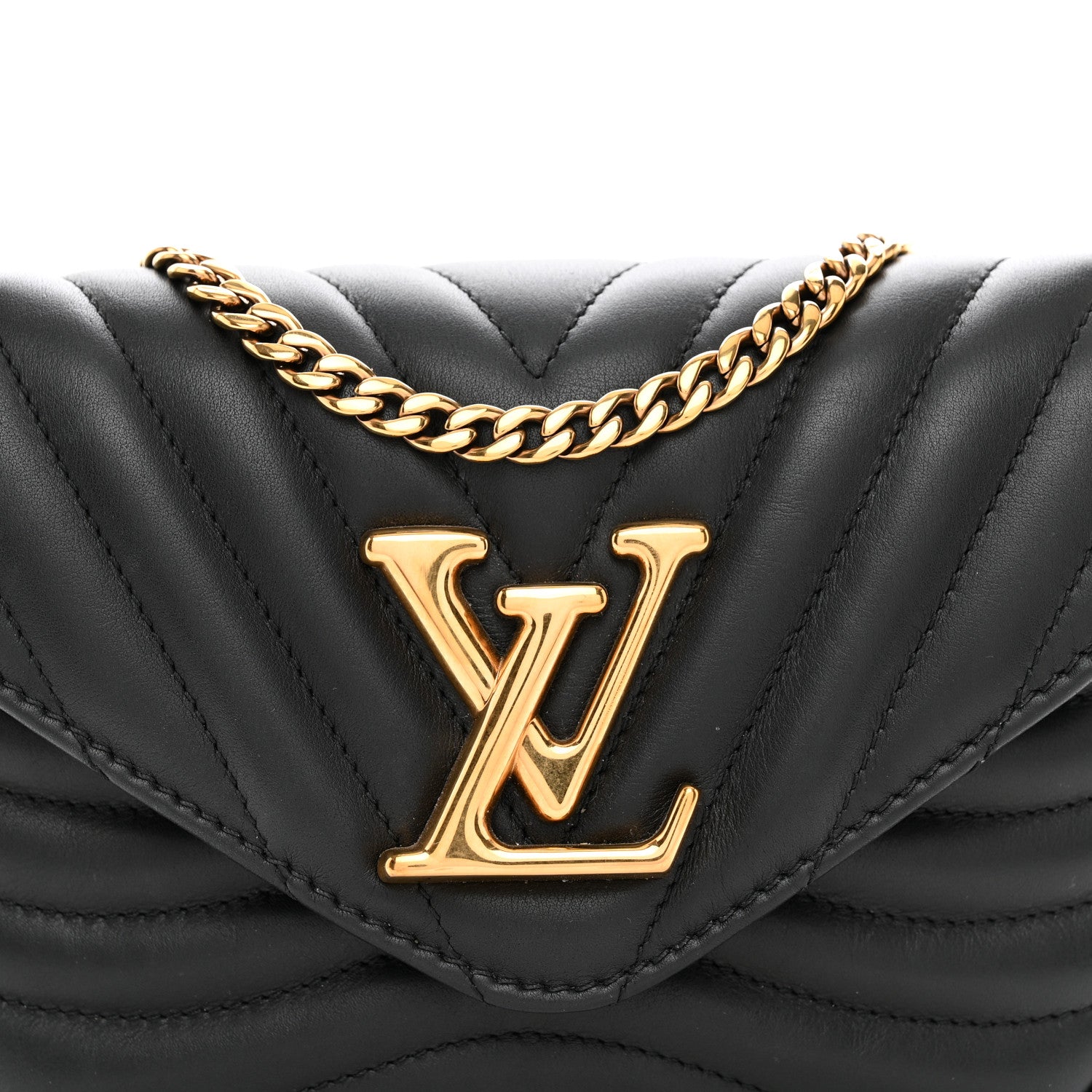 Louis Vuitton Calfskin New Wave Multi Pochette Black 5 of 11