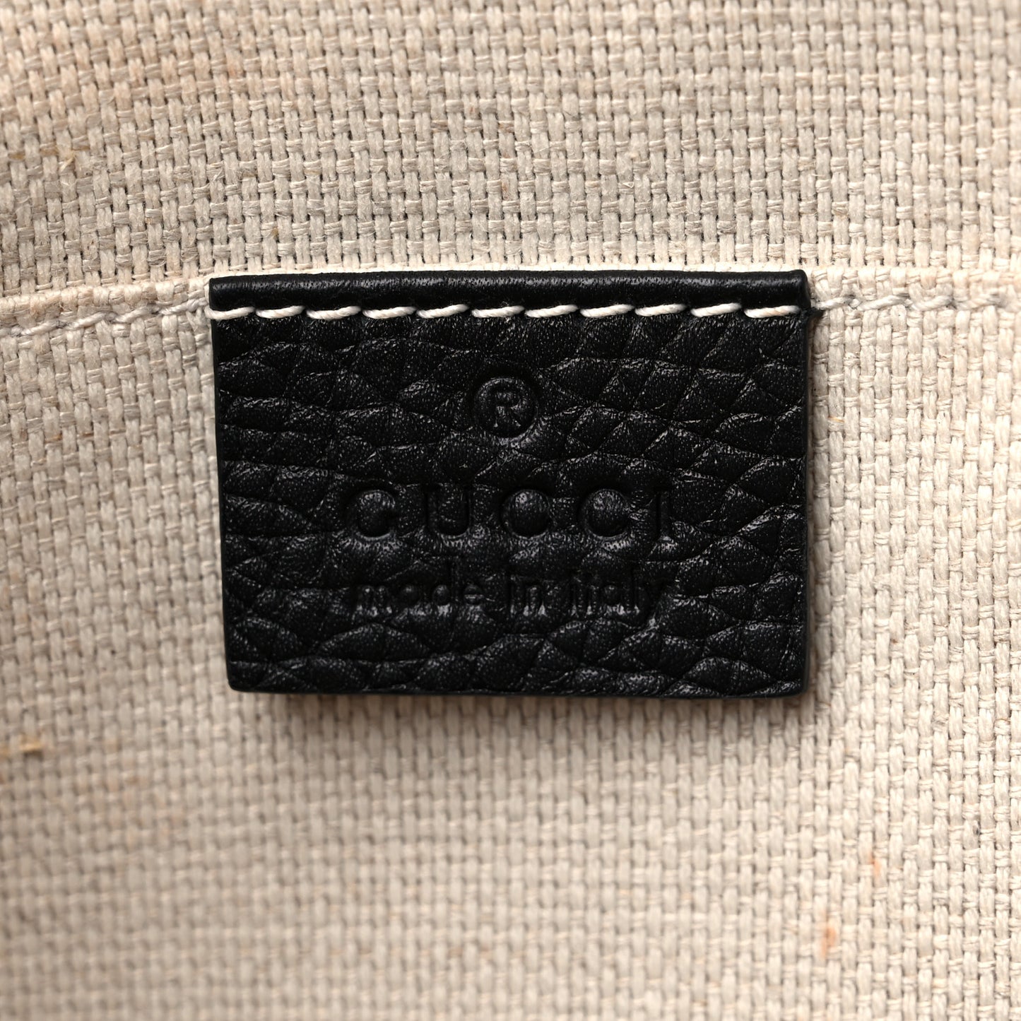 Pebbled Calfskin Small Soho Disco Bag Black