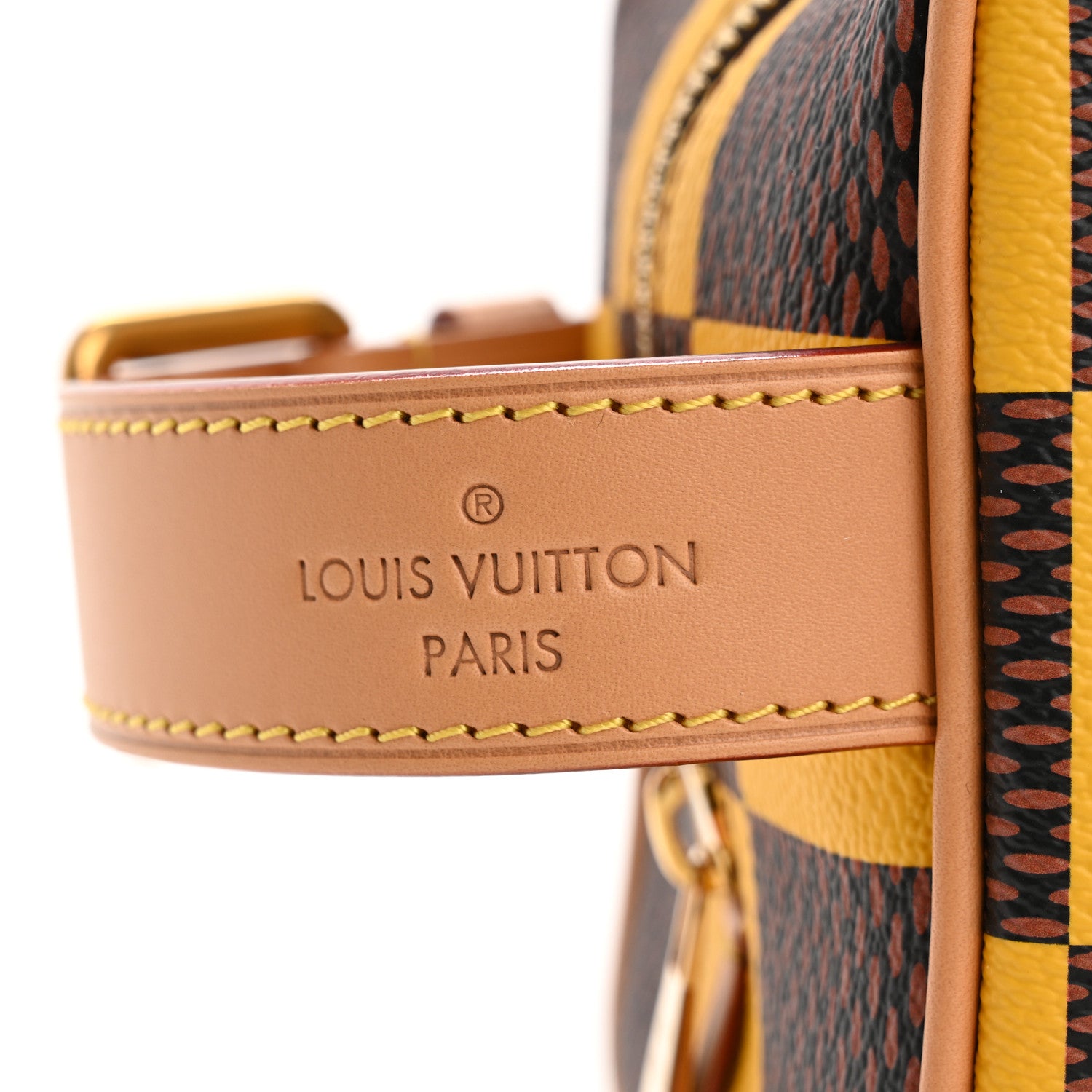 Louis Vuitton Damier Pop Dopp Kit Toilet Pouch Jaune Mat 6 of 7