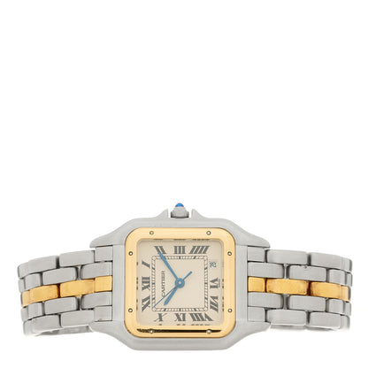 Cartier Stainless Steel 18K Yellow Gold 27mm Panthere Quartz Watch 2 of 4