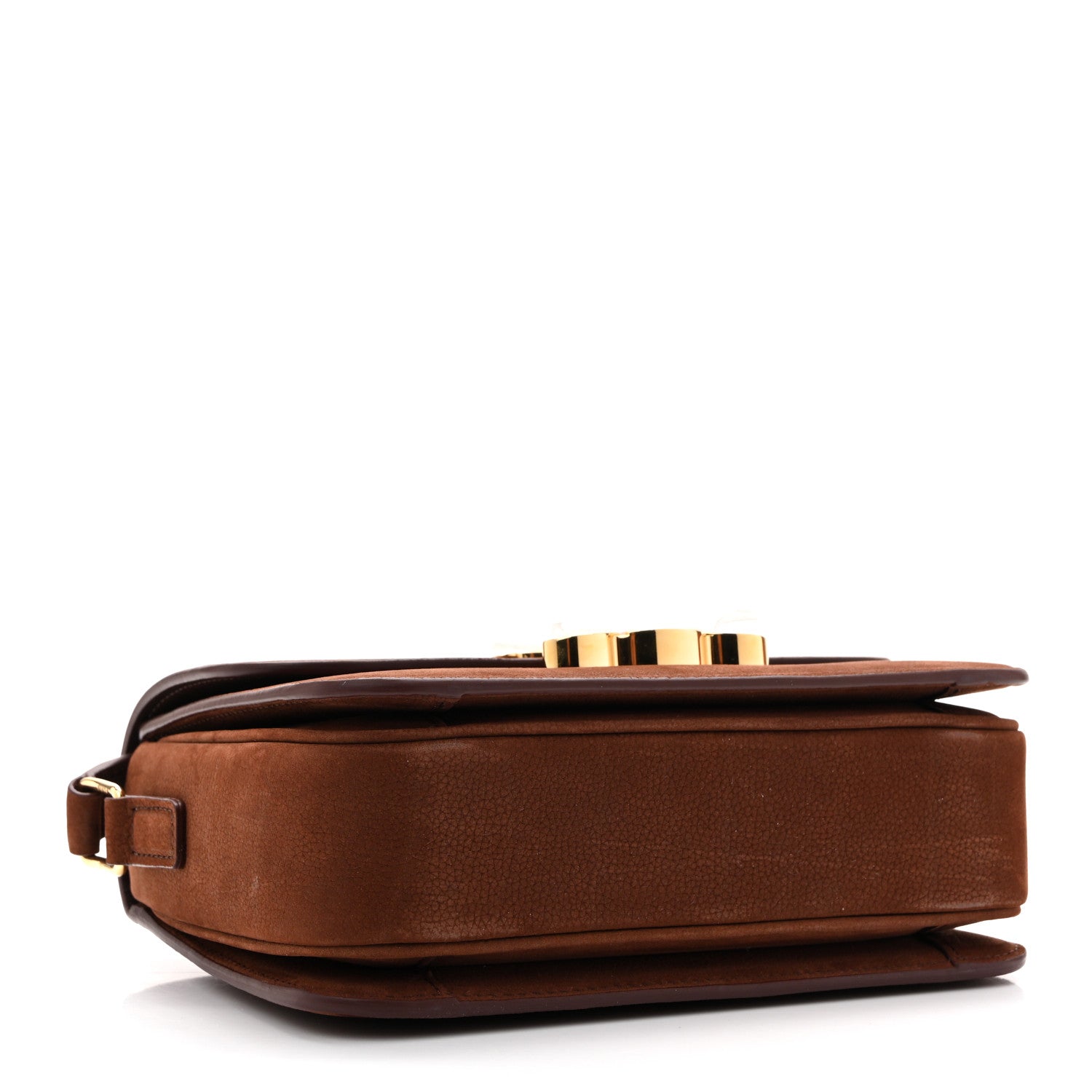Celine Nubuck Calfskin Teen Triomphe Chestnut 4 of 12