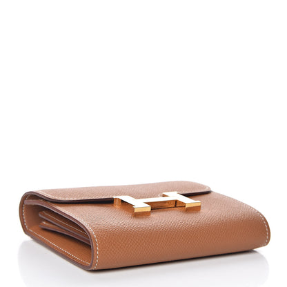 Hermes Epsom Constance Short Wallet Gold 4 of 9