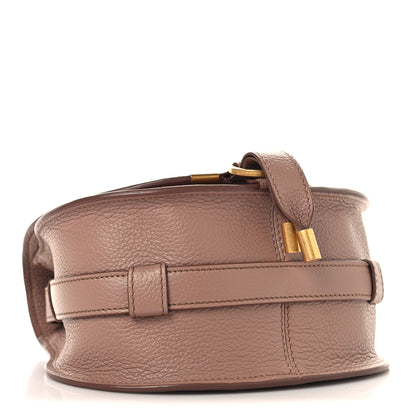 Chloe Grained Calfskin Small Marcie Saddle Bag Woodrose 4 of 9
