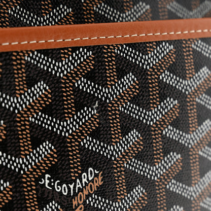 Goyard Goyardine Jouvence MM Toiletry Pouch Black Gold 7 of 8