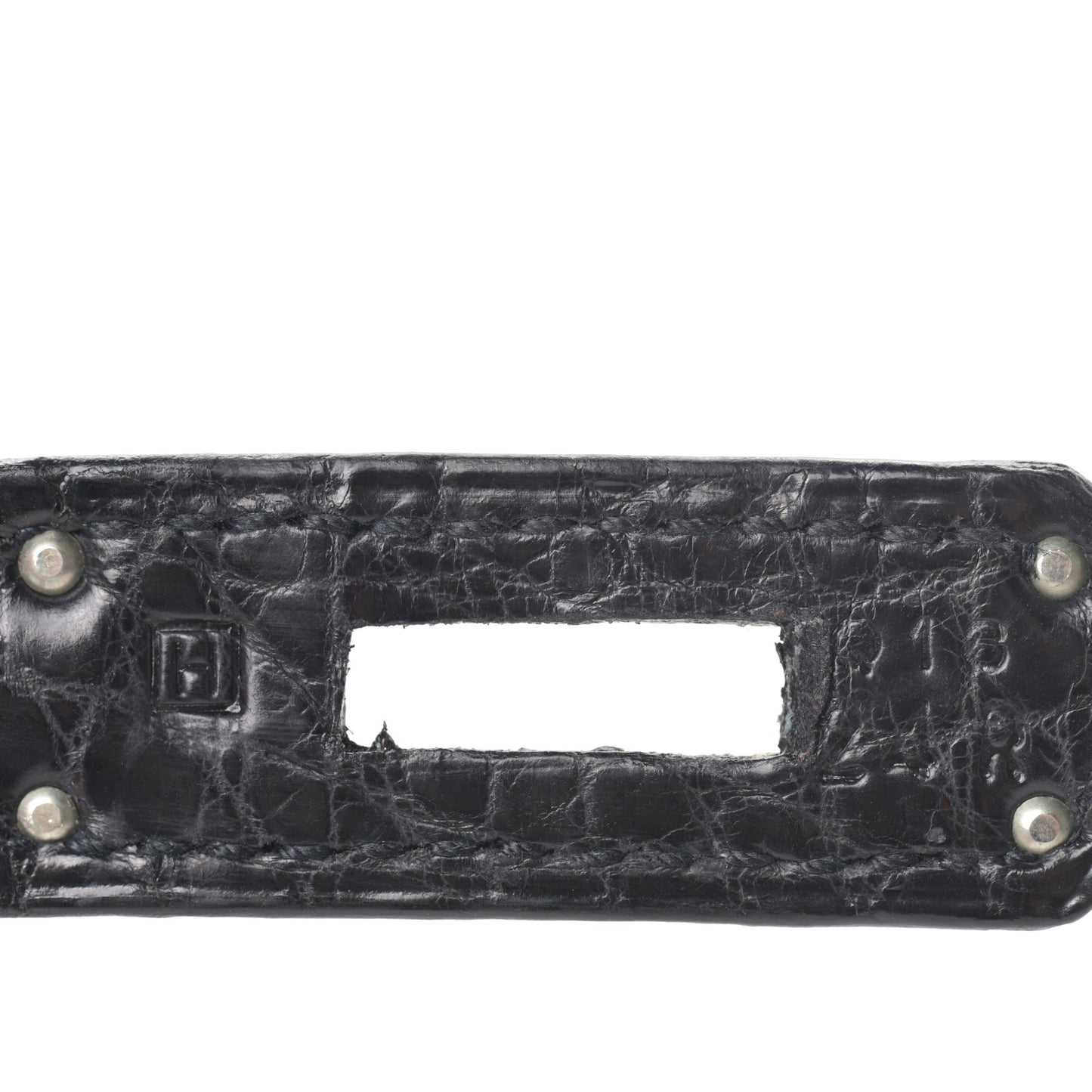 Matte Niloticus Crocodile Birkin 30 Black