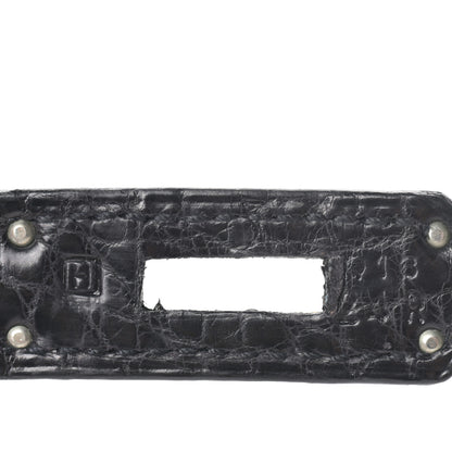 Hermes Matte Niloticus Crocodile Birkin 30 Black 26 of 43