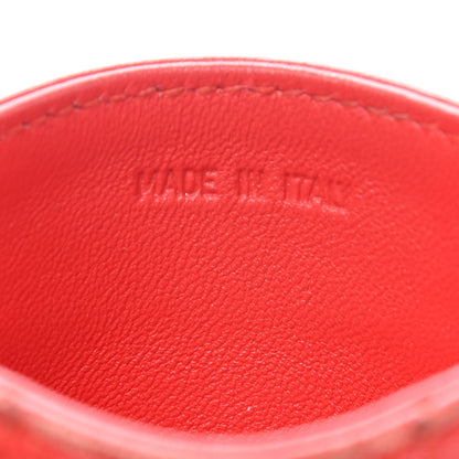 Christian Dior Lambskin Cannage Lady Dior Card Holder Red 7 of 8