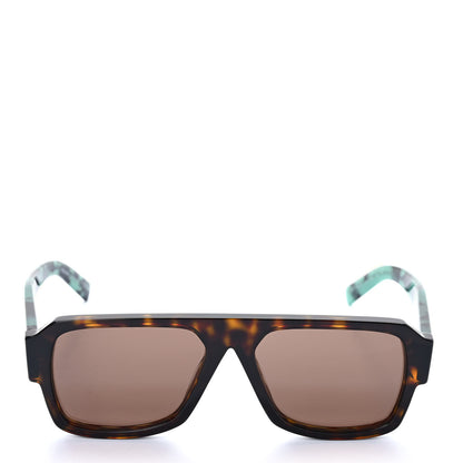 Prada Acetate Symbole Sunglasses SPR 22Y Tortoise Green 2 of 7